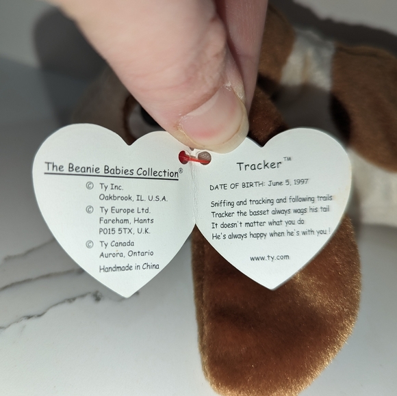TY beanie baby. Tracker hound dog. Excellent condition. Rare & retired. Bundle!! - Picture 4 of 5